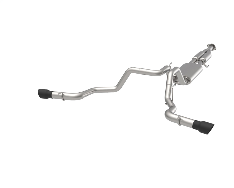 Kooks Custom Headers - Kooks Custom Headers Dual Side Exit Cat-Back w/Black Tips. 2015-2020 F150 2.7L/3.5L/5.0L - 13604240