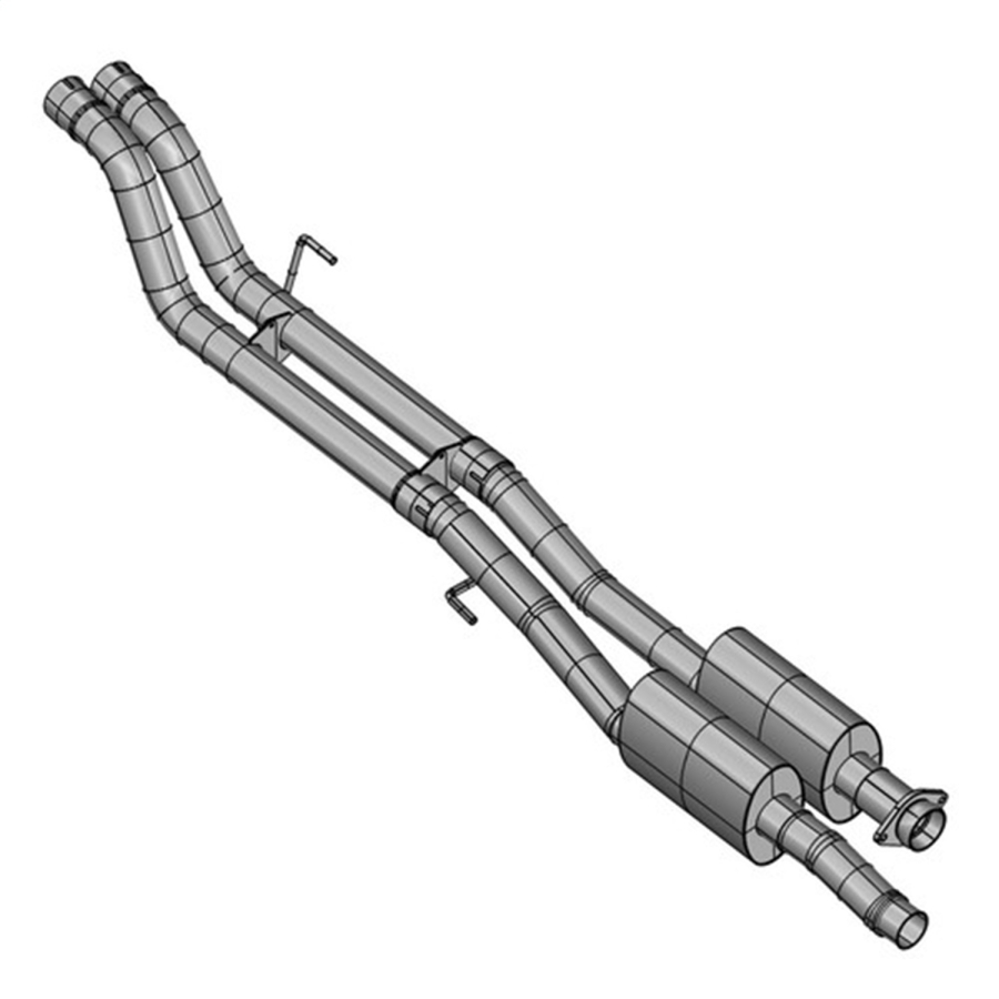 Kooks Custom Headers - Kooks Custom Headers OEM x 3in. Stainless Cat-Back Dual Exhaust. Includes (2) Mufflers. Reuses OEM tailpipes. - 13624110