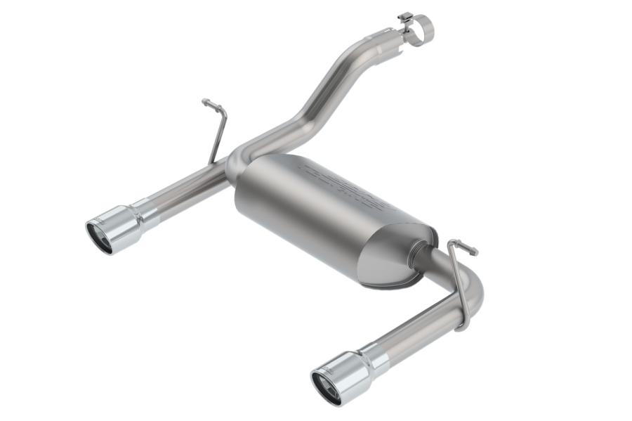 Borla - BORLA TOURING AXLE-BACK EXHAUST SYSTEM 2018-2023 JEEP WRANGLER JL/ JLU 3.6L V6 AUTOMATIC/ MANUAL TRANSMISSION 4 WHEEL DRIVE 2, 4 DOOR. - 11955