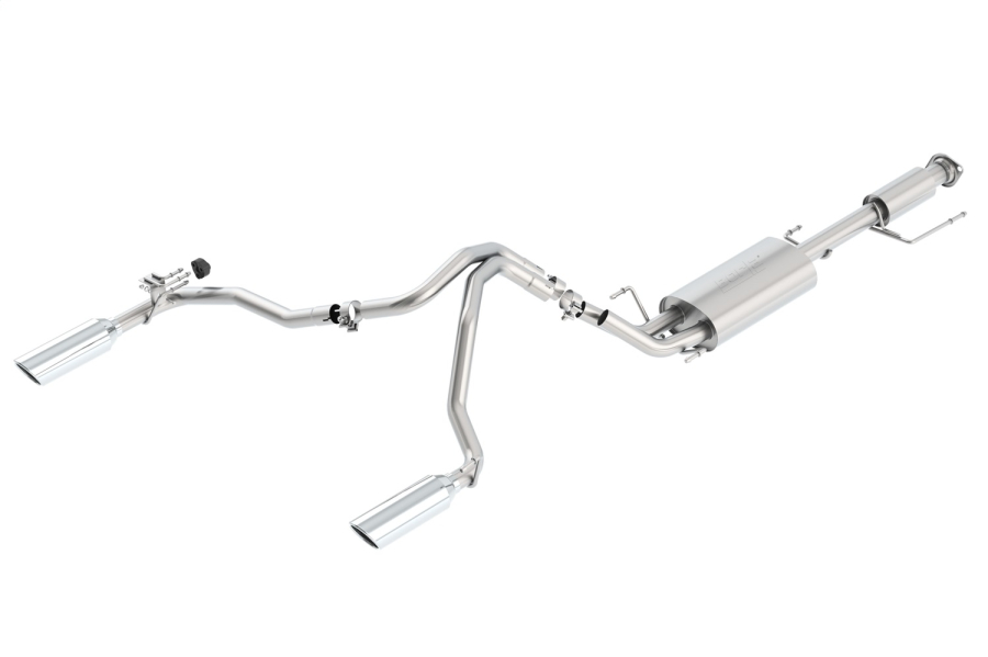 Borla - BORLA TOURING CAT-BACK EXHAUST SYSTEM FOR 2007-2009 TOYOTA FJ CRUISER 4.0L V6 AUTOMATIC/ MANUAL TRANSMISSION 2, 4WD 4 DOOR. - 140200