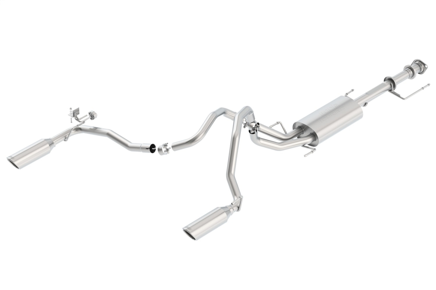 Borla - BORLA TOURING CAT-BACK EXHAUST SYSTEM FOR 2010-2014 TOYOA FJ CRUISER 4.0L V6 AUTOMATIC/ MANUAL TRANSMISSION 2, 4WD 4 DOOR. - 140405