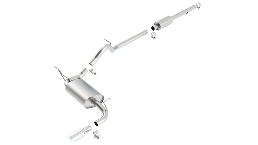 Borla - BORLA TOURING CAT-BACK(TM) EXHAUST SYSTEM 2012-2018 JEEP WRANGLER JKU 3.6L V6 AUTOMATIC/ MANUAL TRANSMISSION 4 WHEEL DRIVE 4 DOOR. - 140461