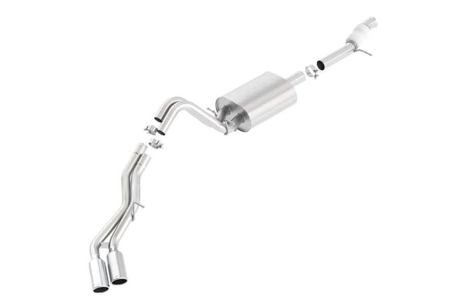 Borla - BORLA TOURING CAT-BACK(TM) EXHAUST SYSTEM 2015-2020 CHEVROLET TAHOE 1500 5.3L V8 AUTOMATIC TRANSMISSION 2 & 4 WHEEL DRIVE 4 DOOR. - 140557