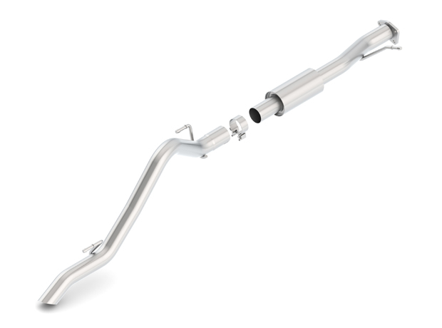 Borla - BORLA TOURING CAT-BACK EXHAUST SYSTEM FOR 2015 MITSUBISHI TRITON/ L200 2.5L 4 CYL. DIESEL AUTOMATIC/ MANUAL TRANSMISSION 2 & 4 WHEEL DRIVE 4 DOOR. - 140606