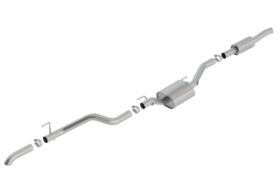 Borla - BORLA ATAK(R) CAT-BACK(TM) EXHAUST SYSTEM 2020-2022 JEEP GLADIATOR 3.6L V6 AUTOMATIC/ MANUAL TRANSMISSION 4 WHEEL DRIVE 4 DOOR CREW CAB. - 140810