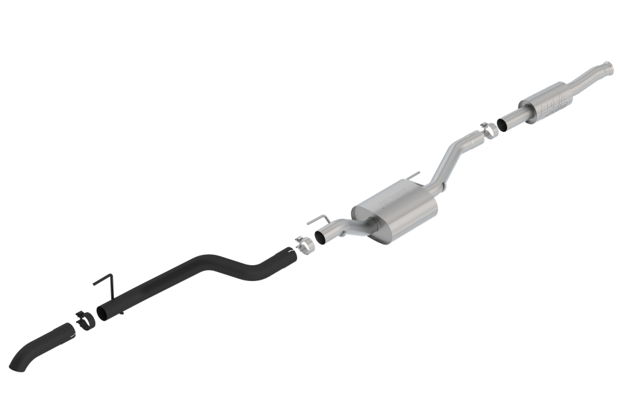 Borla - BORLA ATAK(R) CAT-BACK(TM) EXHAUST SYSTEM 2020-2022 JEEP GLADIATOR 3.6L V6 AUTOMATIC/ MANUAL TRANSMISSION 4 WHEEL DRIVE 4 DOOR CREW CAB. - 140810CB