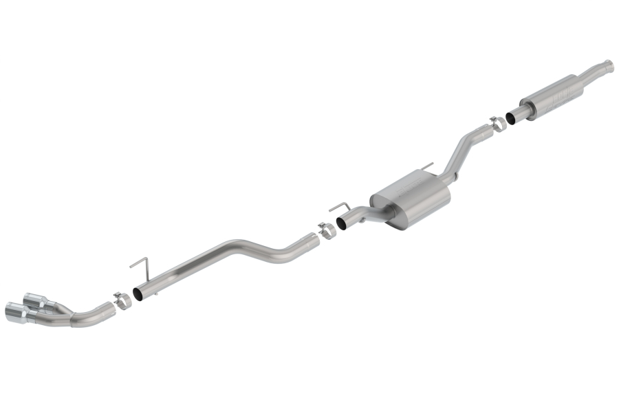 Borla - BORLA S-TYPE CAT-BACK(TM) EXHAUST SYSTEM 2020 -2022 JEEP GLADIATOR 3.6L V6 AUTOMATIC/ MANUAL TRANSMISSION 4 WHEEL DRIVE 4 DOOR CREW CAB. - 140812