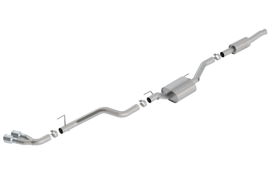 Borla - BORLA ATAK(R) CAT-BACK(TM) EXHAUST SYSTEM 2020-2022 JEEP GLADIATOR 3.6L V6 AUTOMATIC/ MANUAL TRANSMISSION 4 WHEEL DRIVE 4 DOOR CREW CAB. - 140813