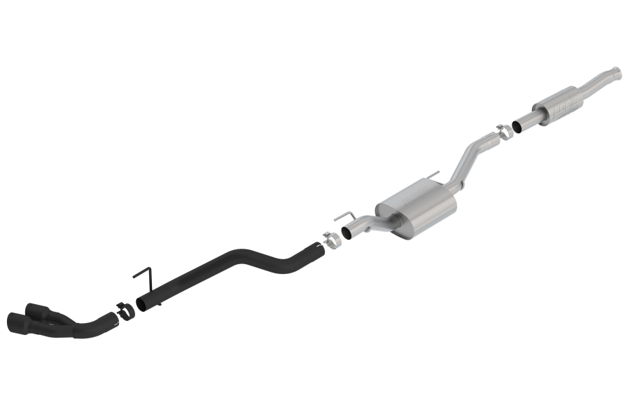 Borla - BORLA ATAK(R) CAT-BACK(TM) EXHAUST SYSTEM 2020-2022 JEEP GLADIATOR 3.6L V6 AUTOMATIC/ MANUAL TRANSMISSION 4 WHEEL DRIVE 4 DOOR CREW CAB. - 140813CB