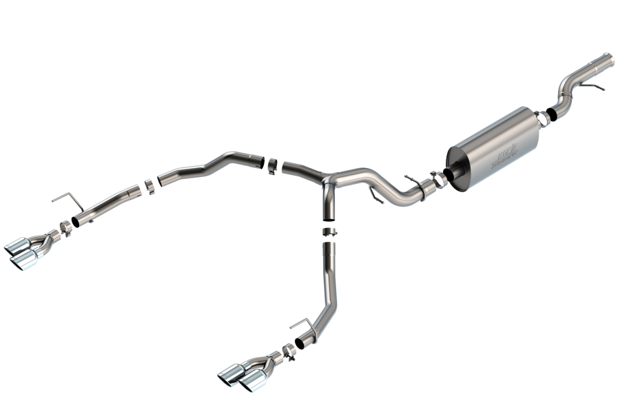 Borla - BORLA TOURING CAT-BACK(TM) EXHAUST SYSTEM 2021-2023 CHEVROLET TAHOE/ GMC YUKON 6.2L V8 AUTOMATIC TRANSMISSION 2 & 4 WHEEL DRIVE 4 DOOR. - 140858