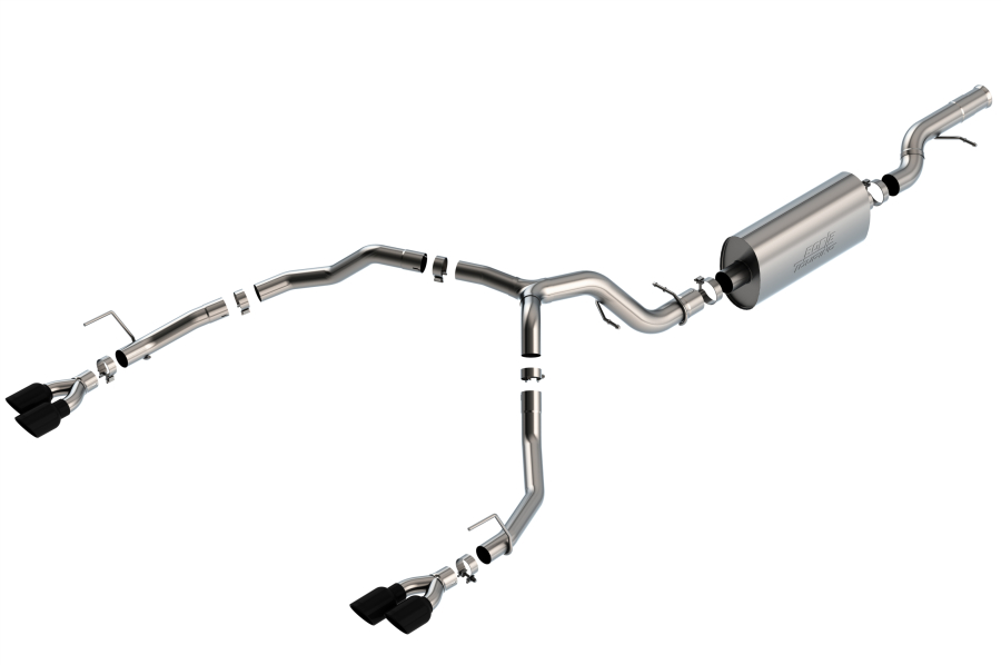 Borla - BORLA TOURING CAT-BACK(TM) EXHAUST SYSTEM 2021-2023 CHEVROLET TAHOE/ GMC YUKON 6.2L V8 AUTOMATIC TRANSMISSION 2 & 4 WHEEL DRIVE 4 DOOR. - 140858BC