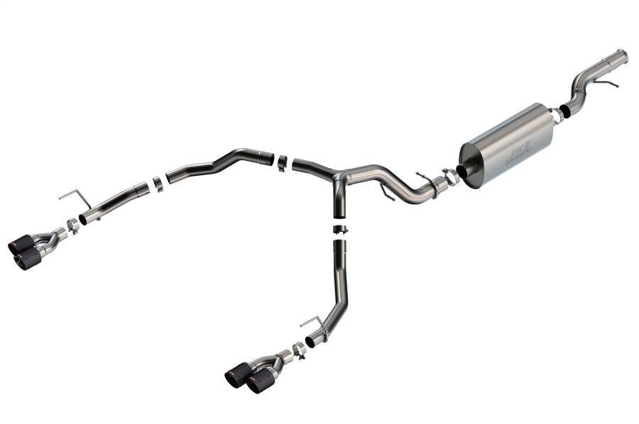 Borla - BORLA TOURING CAT-BACK(TM) EXHAUST SYSTEM 2021-2023 CHEVROLET TAHOE/ GMC YUKON 6.2L V8 AUTOMATIC TRANSMISSION 2 & 4 WHEEL DRIVE 4 DOOR. - 140858CF