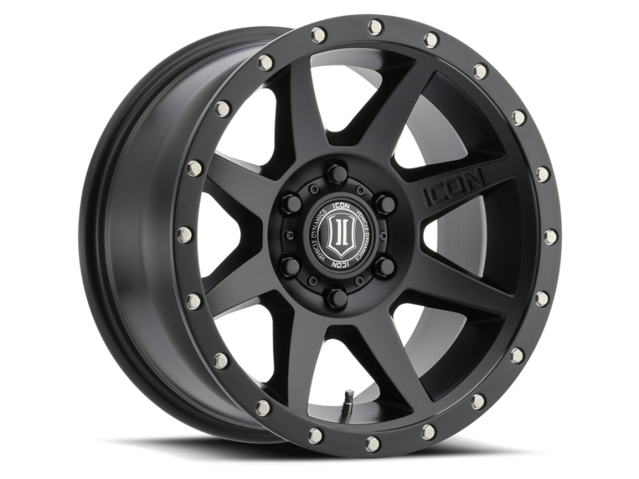 ICON Alloys - REBOUND SATIN BLACK 18X9 5X150 +25mm