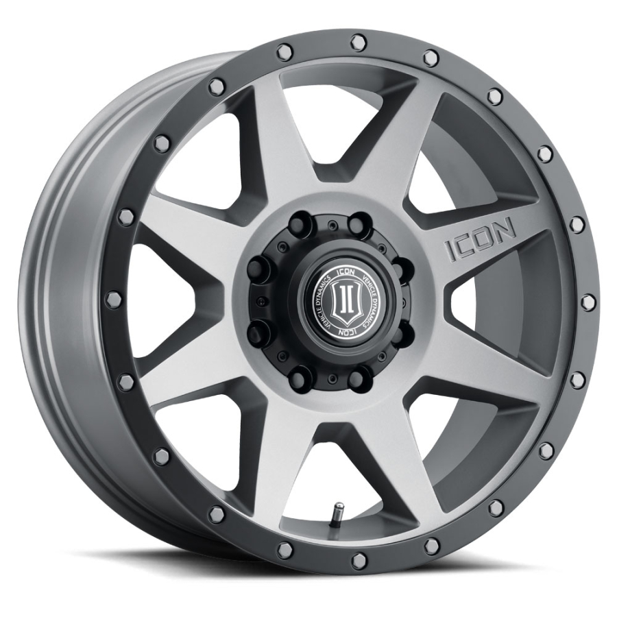 ICON Alloys - RECOIL GLOSS BLACK 20X10 6X135 -24mm