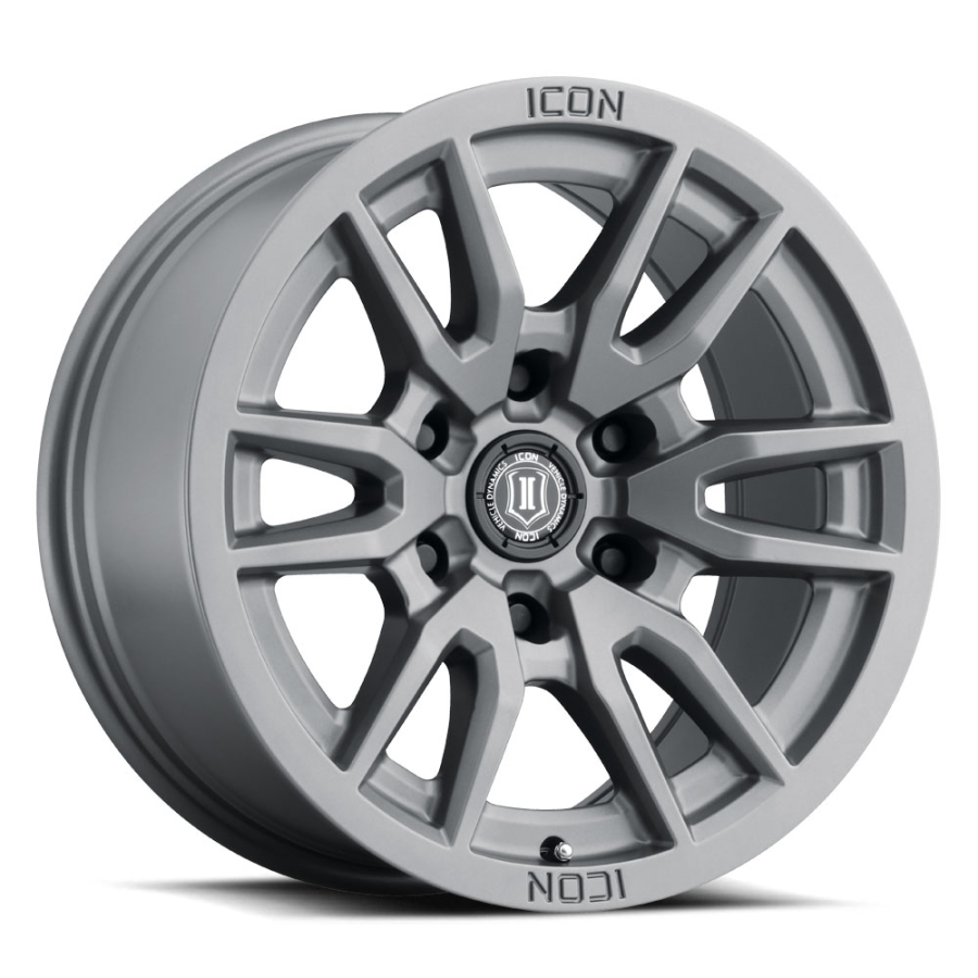 ICON Alloys - REBOUND DOUBLE BLACK 17X8.5 5X150 +25mm