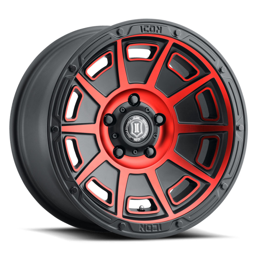 ICON Alloys - REBOUND DOUBLE BLACK 17X8.5 6X5.5 +25mm