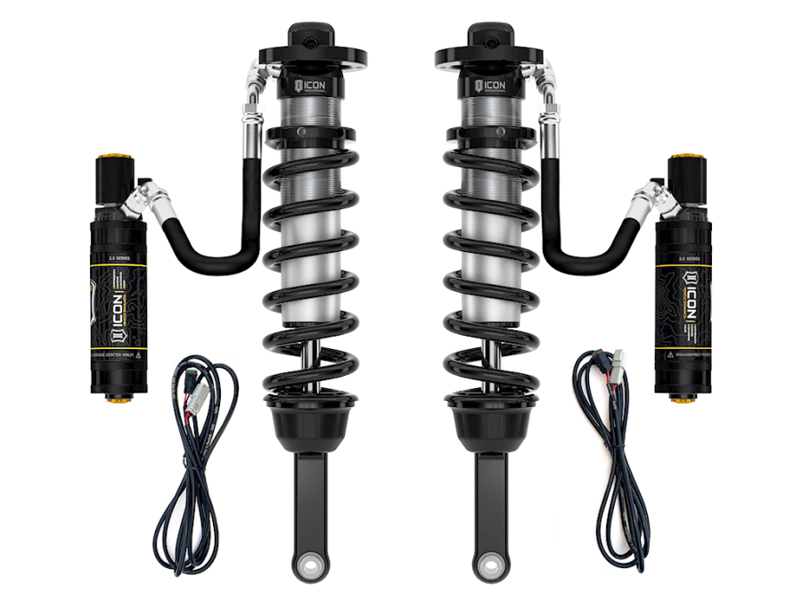 ICON Vehicle Dynamics - ICON 2010-UP TOYOTA 4RUNNER EXTENDED TRAVEL 2.5 VS REMOTE RESERVOIR CDEV COILOVER KIT - 58747E