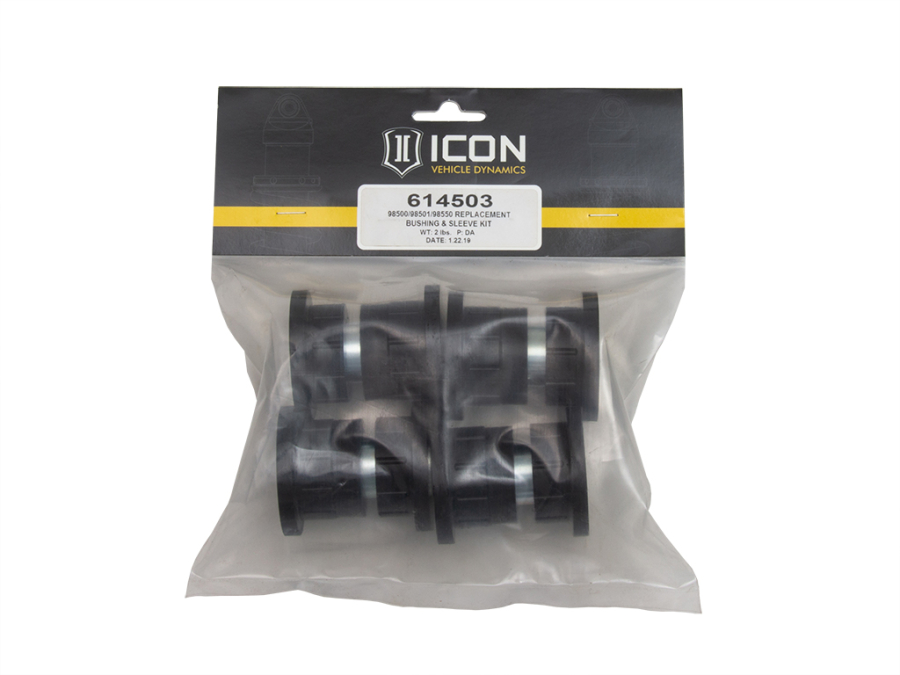 ICON Vehicle Dynamics - ICON 98500/98501/98550 REPLACEMENT BUSHING AND SLEEVE KIT - 614503