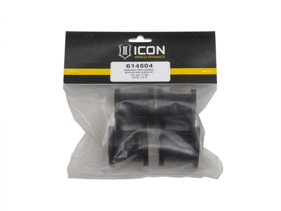 ICON Vehicle Dynamics - ICON 58450 / 58451 REPLACEMENT BUSHING AND SLEEVE KIT - 614504