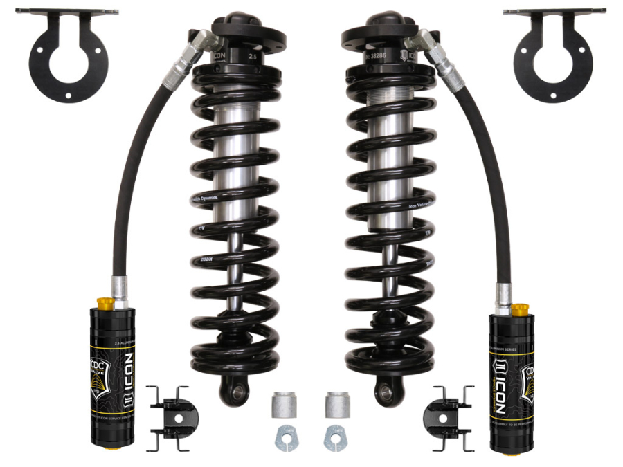 ICON Vehicle Dynamics - ICON ICON 2005-2022 FORD SUPER DUTY 2.5" LIFT 2.5 VS REMOTE RESERVOIR CDCV BOLT IN COILOVER CONVERSION KIT - 61720C