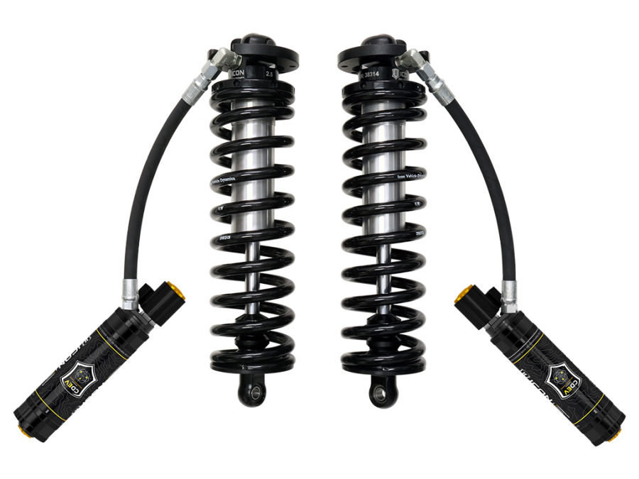 ICON Vehicle Dynamics - ICON 2017-2022 FORD SUPER DUTY 4WD 2.5-3" LIFT 2.5 VS REMOTE RESERVOIR CDEV BOLT IN COILOVER CONVERSION KIT - 61720E