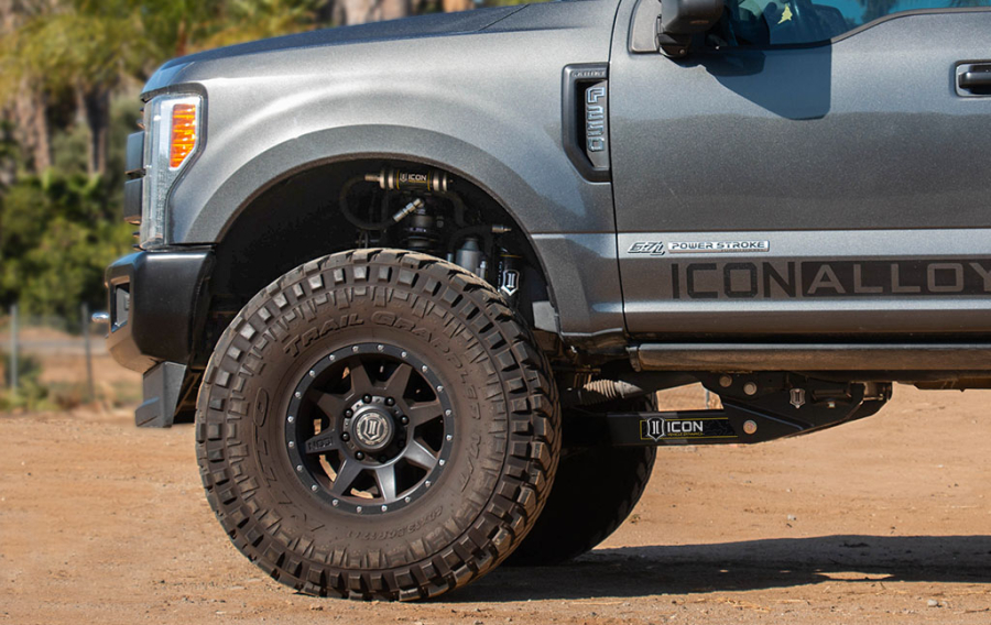 ICON Vehicle Dynamics - ICON 2005-UP FORD F-250/F-350 SUPER DUTY RADIUS ARM SYSTEM - 64041