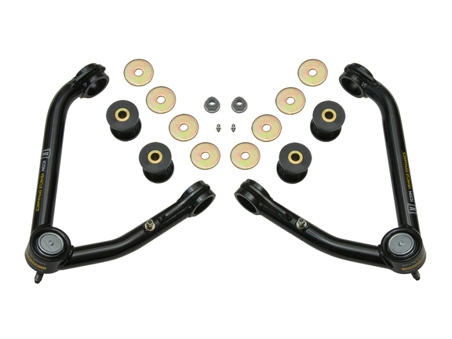 ICON Vehicle Dynamics - ICON ICON 2007-2016 GM 1500, TUBULAR UPPER CONTROL ARM KIT W/DELTA JOINT, SMALL TAPER - 78600DJ