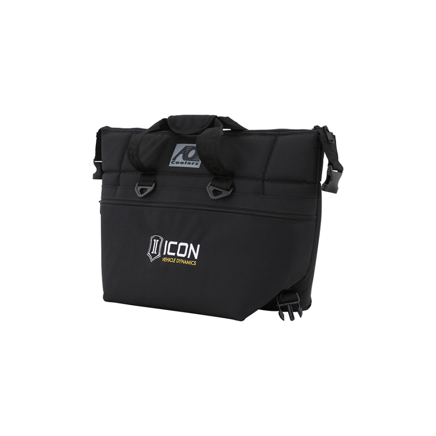 ICON Vehicle Dynamics - ICON 24PK CANVAS AO COOLER WITH STANDARD ICON LOGO - ICON-2142-STL-BL-24PK