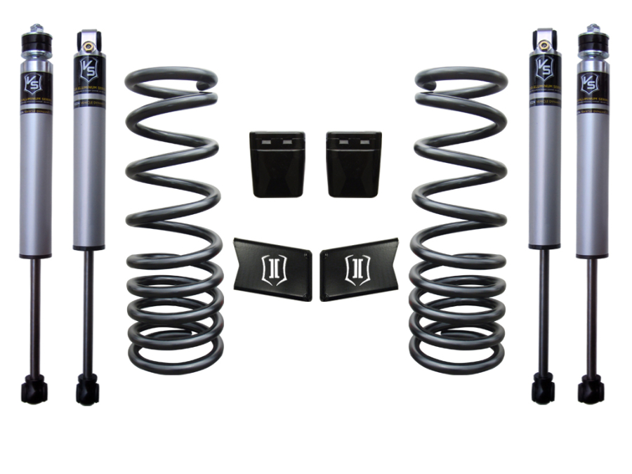 ICON Vehicle Dynamics - ICON 2003-2012 RAM 2500/3500 4WD 2.5" LIFT STAGE 1 SUSPENSION SYSTEM - K212501