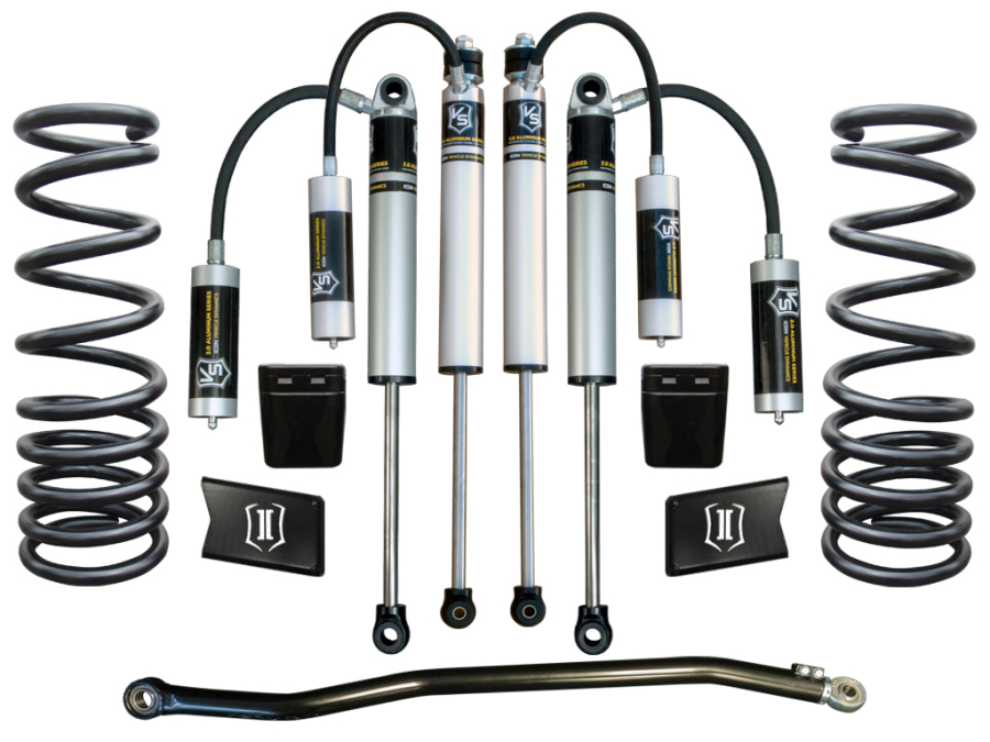 ICON Vehicle Dynamics - ICON 2003-2012 RAM 2500/3500 4WD 2.5" LIFT STAGE 2 SUSPENSION SYSTEM - K212502