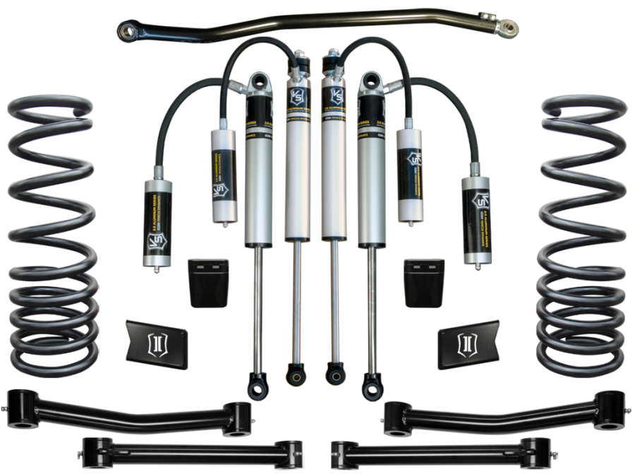 ICON Vehicle Dynamics - ICON 2003-2012 RAM 2500/3500 4WD 2.5" LIFT STAGE 3 SUSPENSION SYSTEM - K212503T