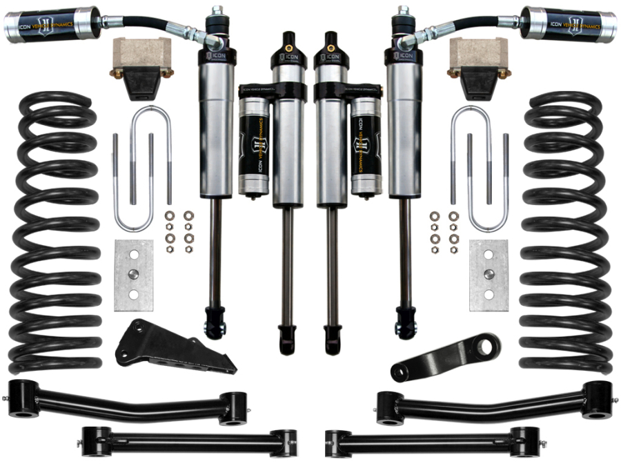 ICON Vehicle Dynamics - ICON 2009-2012 RAM 2500/3500 4.5" LIFT STAGE 3 SUSPENSION SYSTEM - K214552T