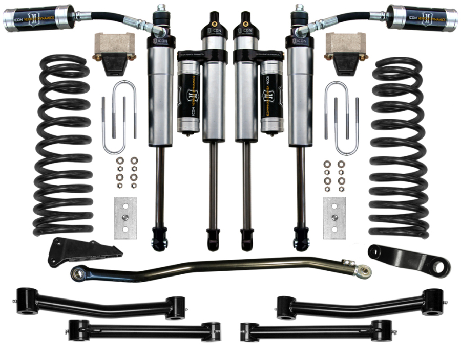 ICON Vehicle Dynamics - ICON 2009-2012 RAM 2500/3500 4.5" LIFT STAGE 4 SUSPENSION SYSTEM - K214553T