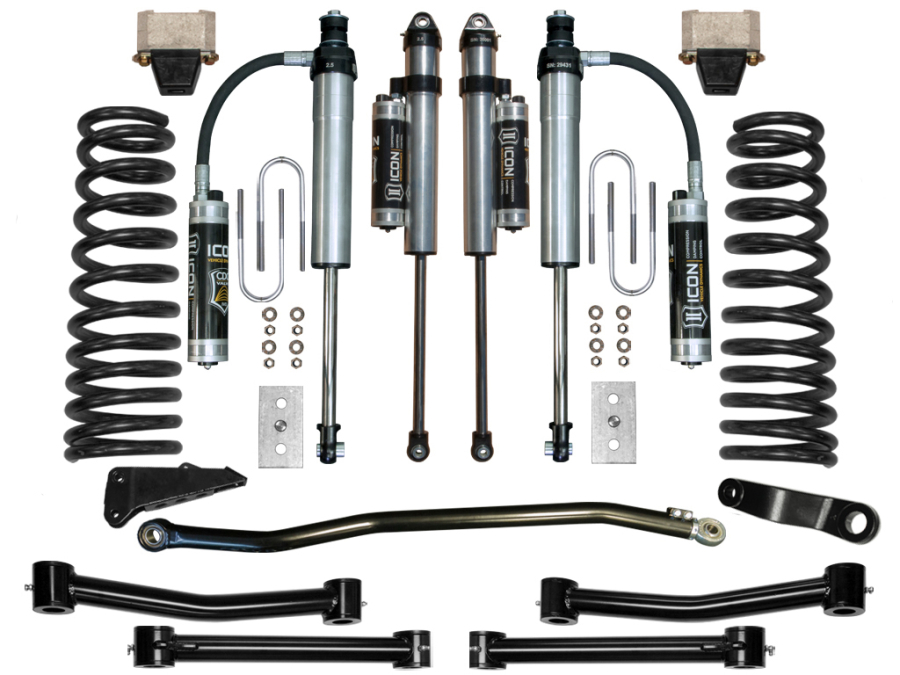 ICON Vehicle Dynamics - ICON 2009-2012 RAM 2500/3500 4.5" LIFT STAGE 4 SUSPENSION SYSTEM - K214554T