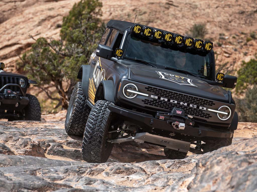 ICON Vehicle Dynamics - ICON 2021-2022 FORD BRONCO HOSS 1.0 PACKAGE 1.375-3" LIFT STAGE 1 SUSPENSION SYSTEM - K40001