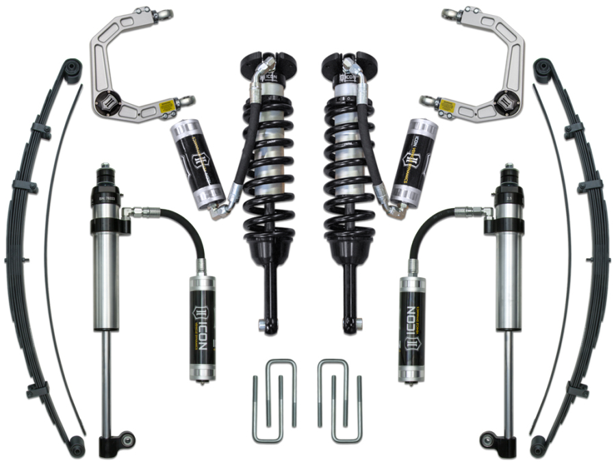 ICON Vehicle Dynamics - ICON 2005-2015 TACOMA 0-3.5"/2016-UP 0-2.75" STAGE 8 SUSPENSION SYSTEM W BILLET UCA - K53008