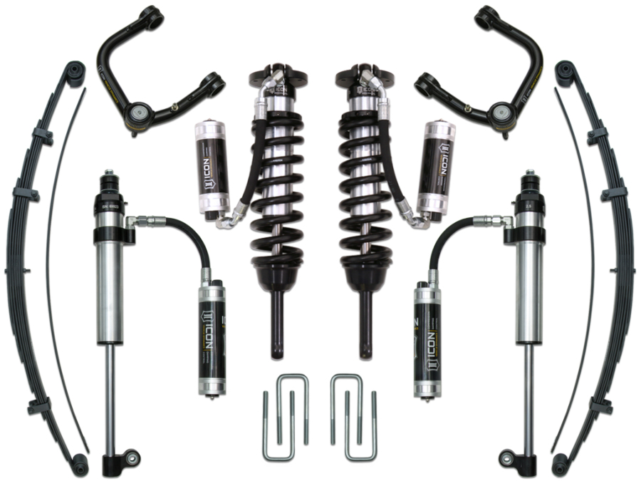 ICON Vehicle Dynamics - ICON 2005-2015 TACOMA 0-3.5"/2016-UP 0-2.75" STAGE 9 SUSPENSION SYSTEM W TUBE UCA - K53009T