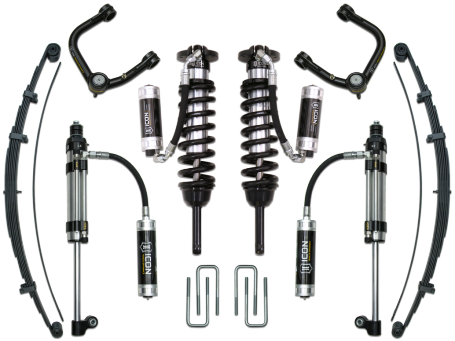 ICON Vehicle Dynamics - ICON 2005-2015 TACOMA 0-3.5"/2016-UP 0-2.75" STAGE 10 SUSPENSION SYSTEM W TUBE UCA - K53010T