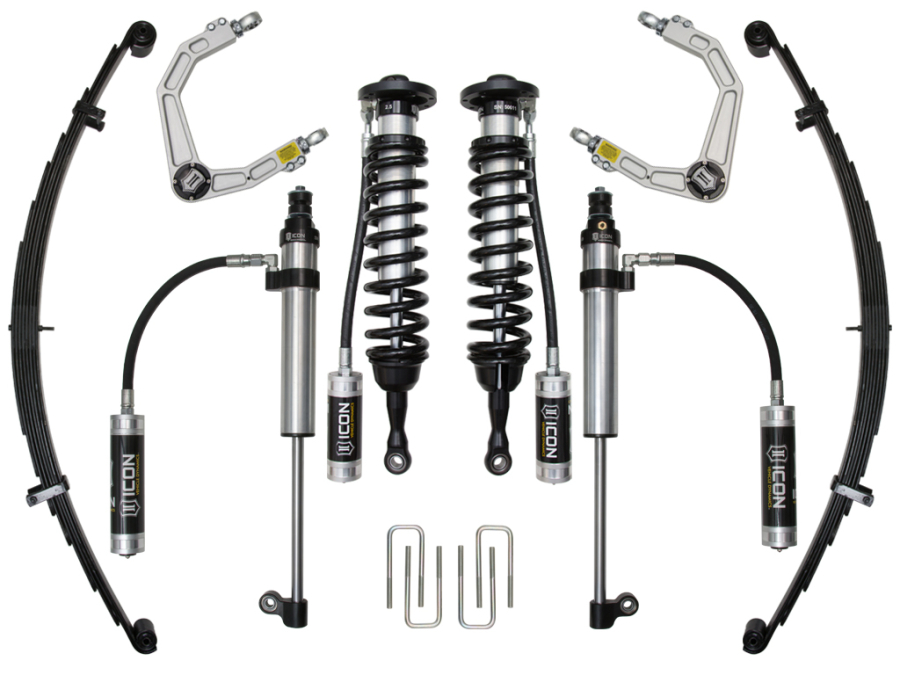 ICON Vehicle Dynamics - ICON 2007-2021 TUNDRA 1-3" LIFT STAGE 8 SUSPENSION SYSTEM WITH BILLET UPPER CONTROL ARMS - K53028