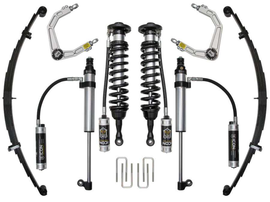 ICON Vehicle Dynamics - ICON 2007-2021 TUNDRA 1-3" LIFT STAGE 9 SUSPENSION SYSTEM WITH BILLET UPPER CONTROL ARMS - K53029