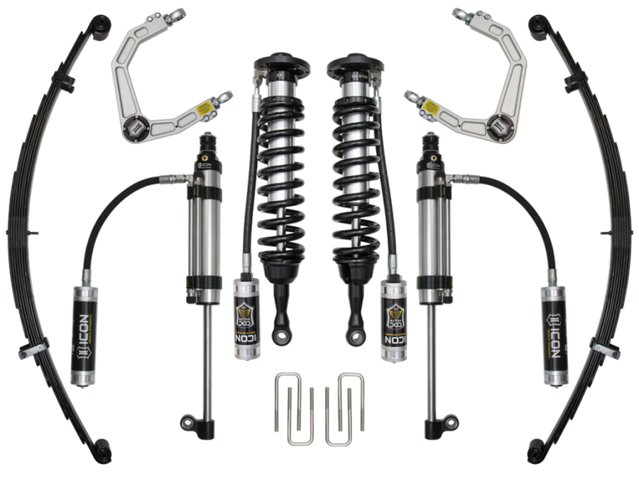 ICON Vehicle Dynamics - ICON 2007-2021 TOYOTA TUNDRA 1-3" LIFT STAGE 10 SUSPENSION SYSTEM WITH BILLET UPPER CONTROL ARMS - K53030