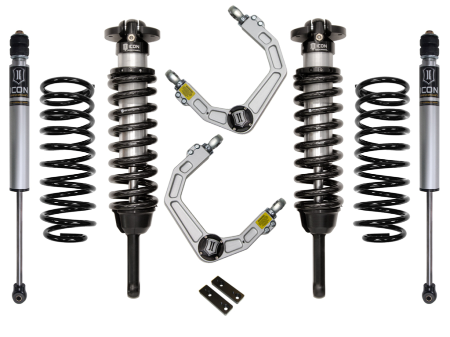 ICON Vehicle Dynamics - ICON 2003-2010 4RUNNER/2010-2014 FJ CRUISER 0-3.5" LIFT STAGE 2 SUSPENSION SYSTEM WITH BILLET UCA - K53062