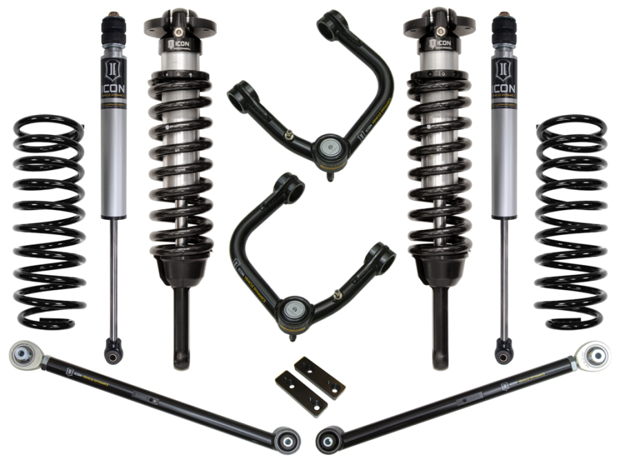 ICON Vehicle Dynamics - ICON 2010-UP 4RUNNER/2010-2014 FJ CRUISER 0-3.5" LIFT STAGE 3 SUSPENSION SYSTEM WITH TUBULAR UCA - K53063T