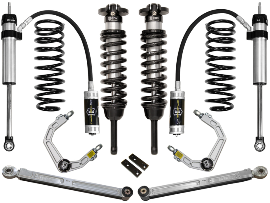 ICON Vehicle Dynamics - ICON 2010-UP 4RUNNER/2010-2014 FJ CRUISER 0-3.5" LIFT STAGE 4 SUSPENSION SYSTEM WITH BILLET UCA - K53064