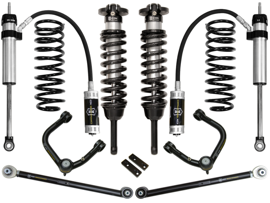 ICON Vehicle Dynamics - ICON 2010-UP 4RUNNER/2010-2014 FJ CRUISER 0-3.5" LIFT STAGE 4 SUSPENSION SYSTEM WITH TUBULAR UCA - K53064T