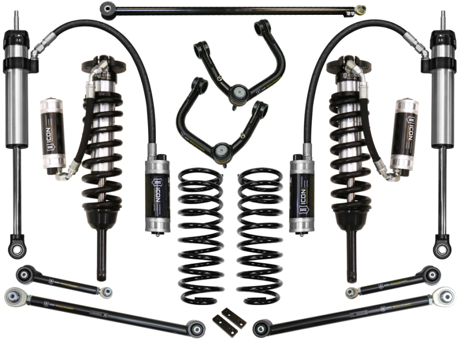 ICON Vehicle Dynamics - ICON 2010-UP 4RUNNER/2010-2014 FJ CRUISER 0-3.5" LIFT STAGE 7 SUSPENSION SYSTEM WITH TUBULAR UCA - K53067T