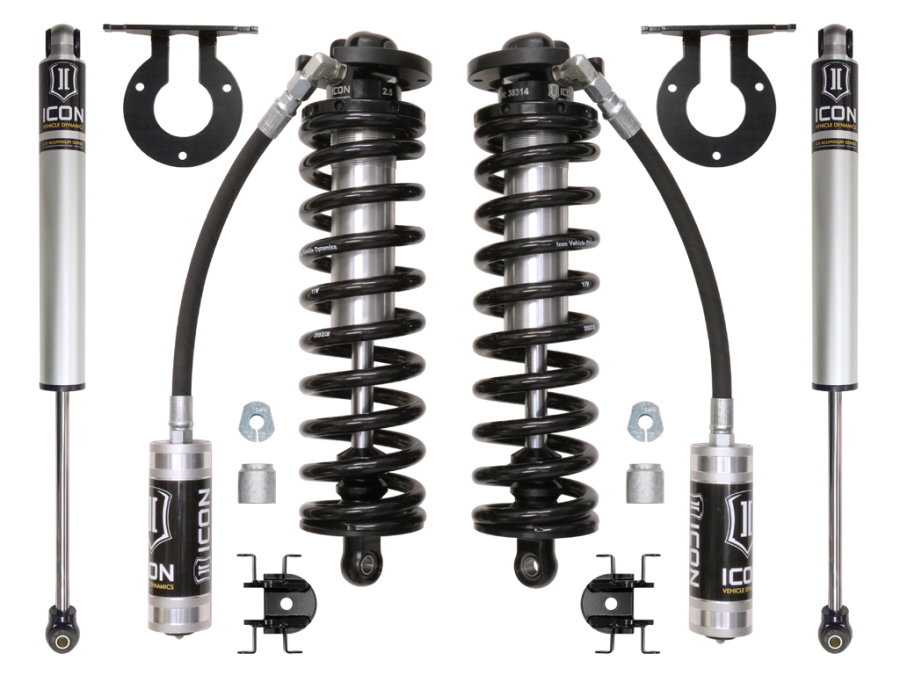 ICON Vehicle Dynamics - ICON 2005-2016 FORD F-250/F-350 2.5-3" LIFT STAGE 1 COILOVER CONVERSION SYSTEM - K63101