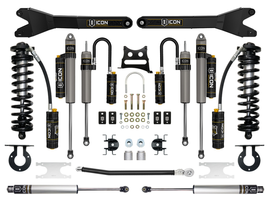 ICON Vehicle Dynamics - ICON 2005-2016 FORD F-250/F-350 SUPER DUTY 2.5-3" LIFT STAGE 6 COILOVER CONVERSION SYSTEM - K63106