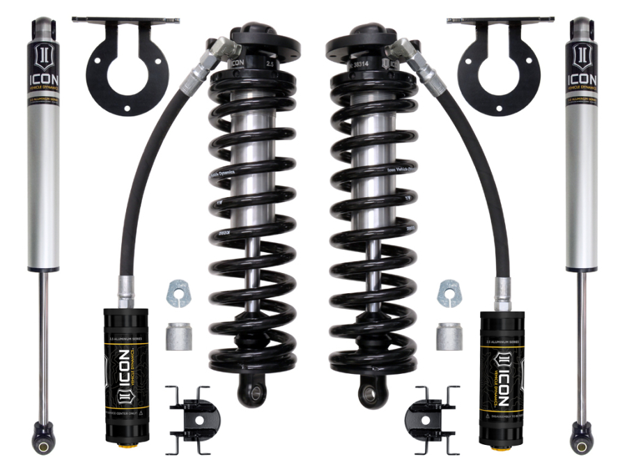 ICON Vehicle Dynamics - ICON 2017-2022 FORD F-250/F-350 2.5-3" LIFT STAGE 1 COILOVER CONVERSION SYSTEM - K63141