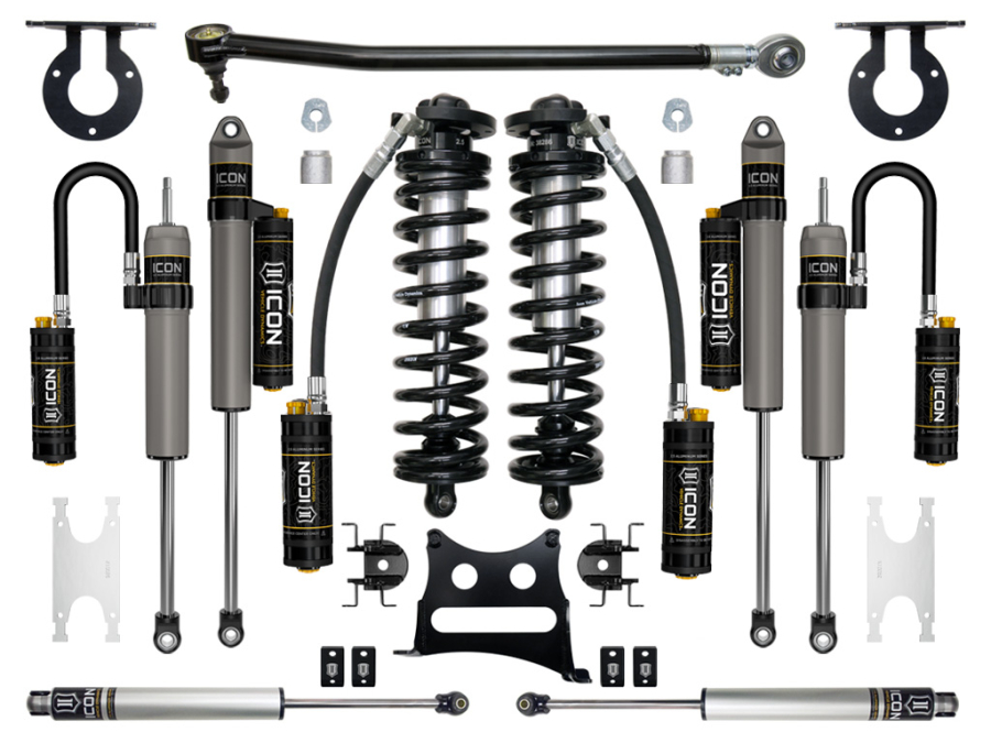 ICON Vehicle Dynamics - ICON 2017-2022 FORD F-250/F-350 2.5-3" LIFT STAGE 5 COILOVER CONVERSION SYSTEM - K63145